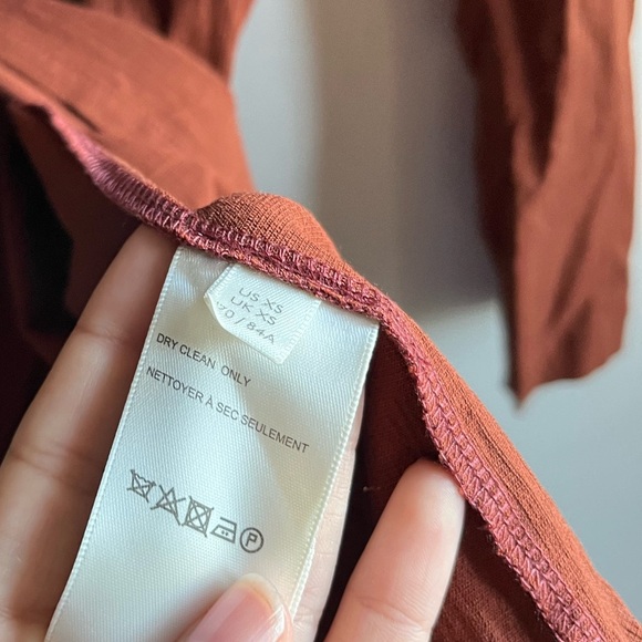 Free People Rich Brown Long Sleeve Wrap Dress - Picture 8 of 12